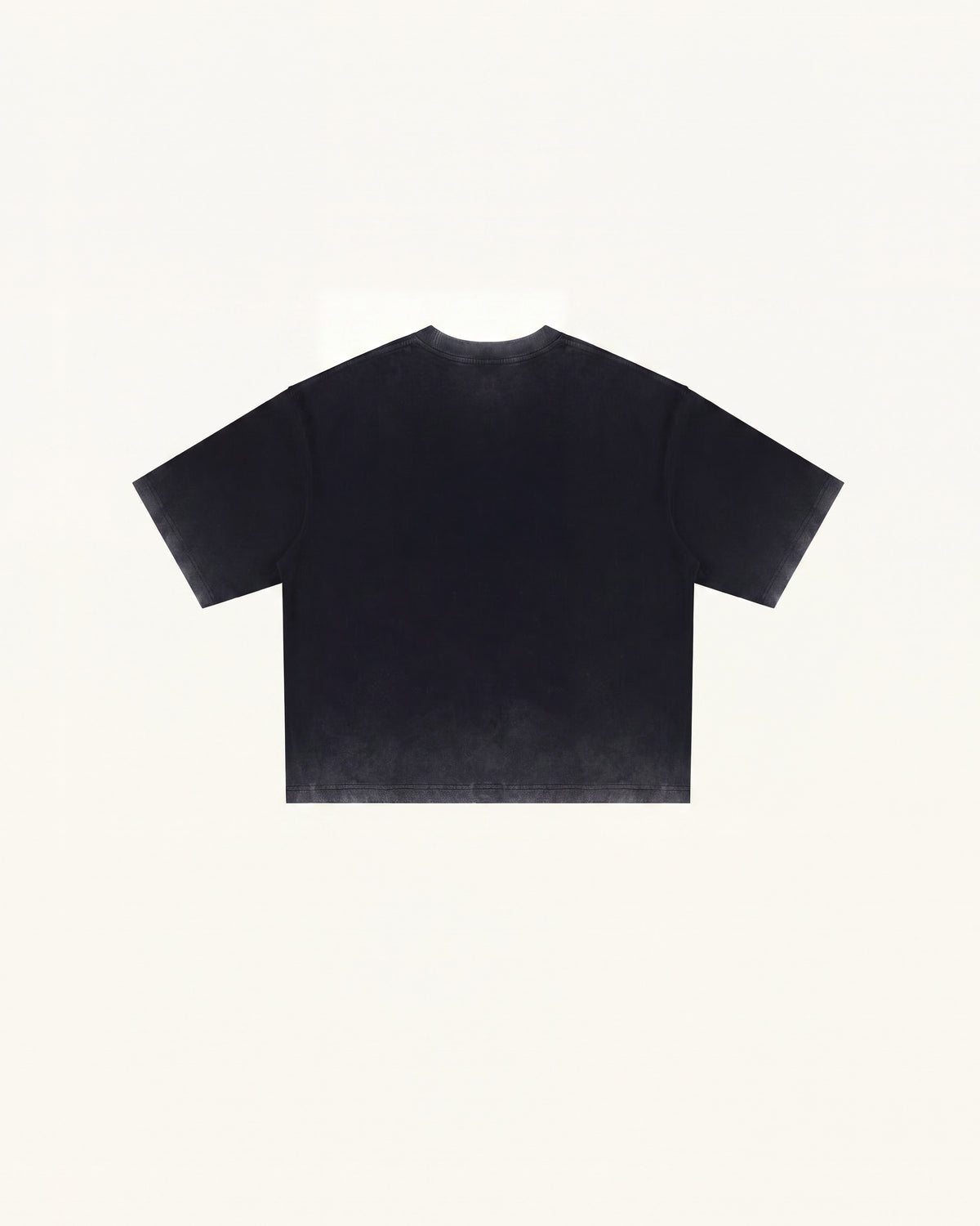 Cherish Crystal Bow Boxy Tee - Faded Black