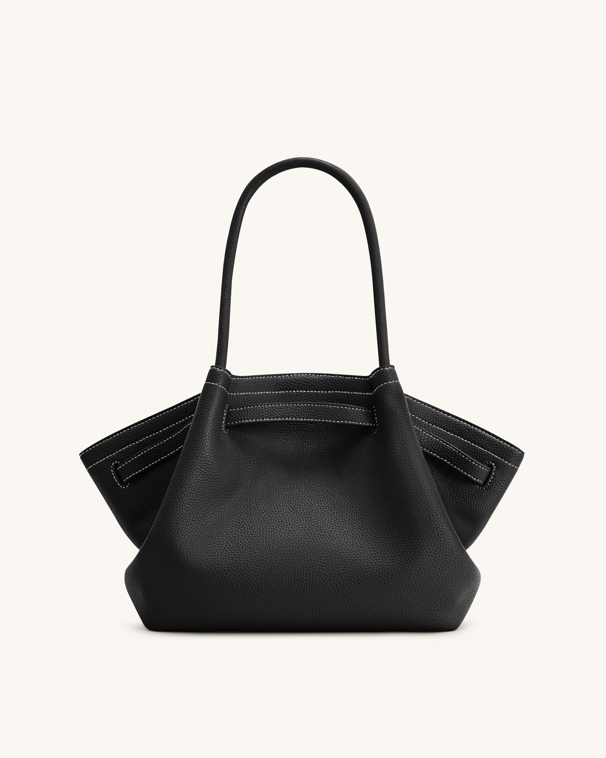 Hana Medium Tote Bag - Black