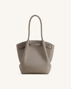 Hana Column Tote Bag - Taupe