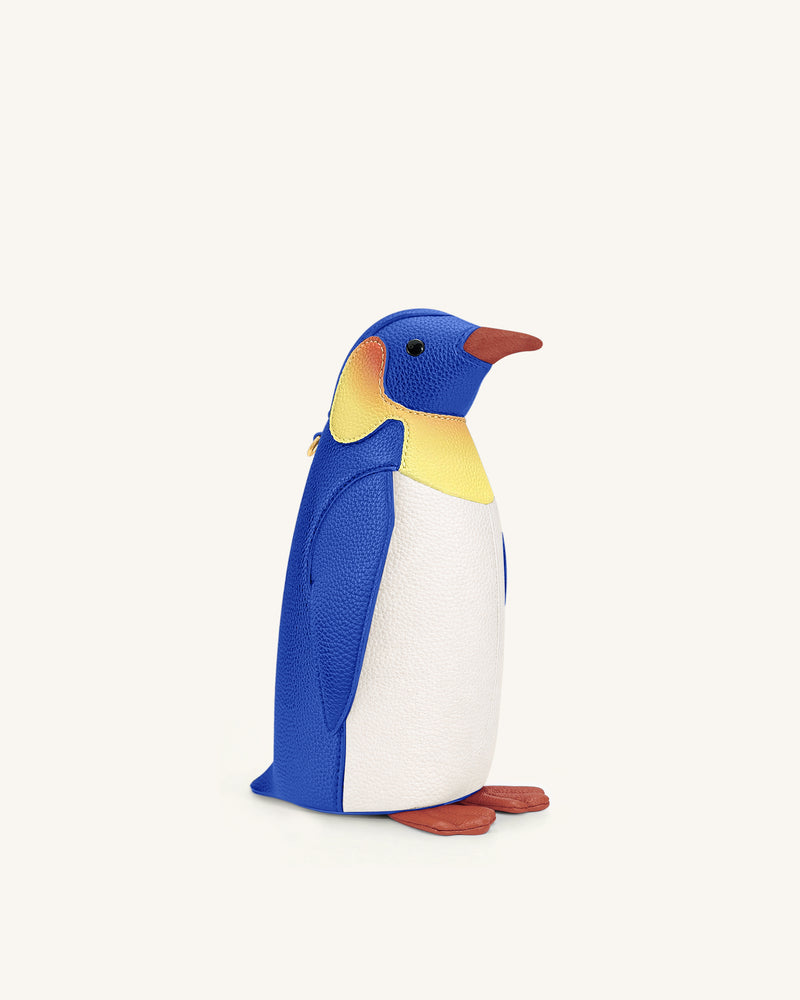 Pia Penguin Crossbody Bag - Blue