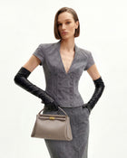 Carmen Top Handle Bag - Apricot