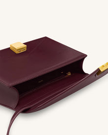 Clio Envelope Crossbody Bag - Deep Burgundy