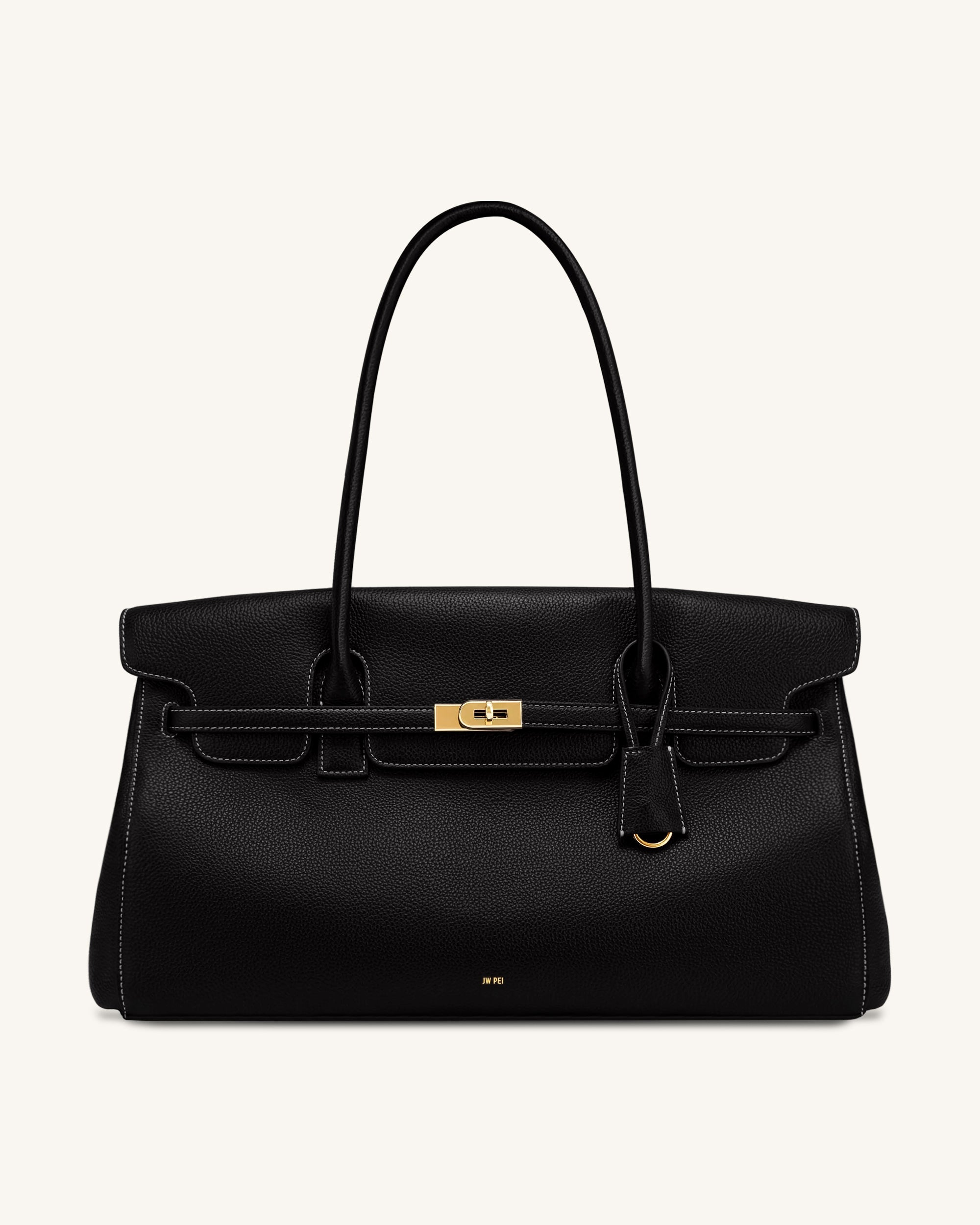 Yara Large Shoulder Bag - Black