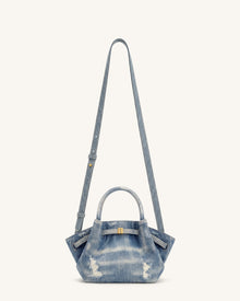 Hana Mini Denim Tote Bag - Blue