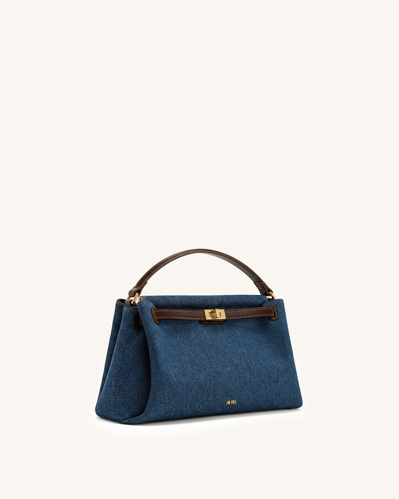 Carmen Top Handle Bag - Blue Denim
