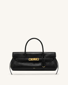 Yara Small Top Handle Shoulder Bag - Black