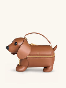 Emilia Dog-Shaped Bag - Brown