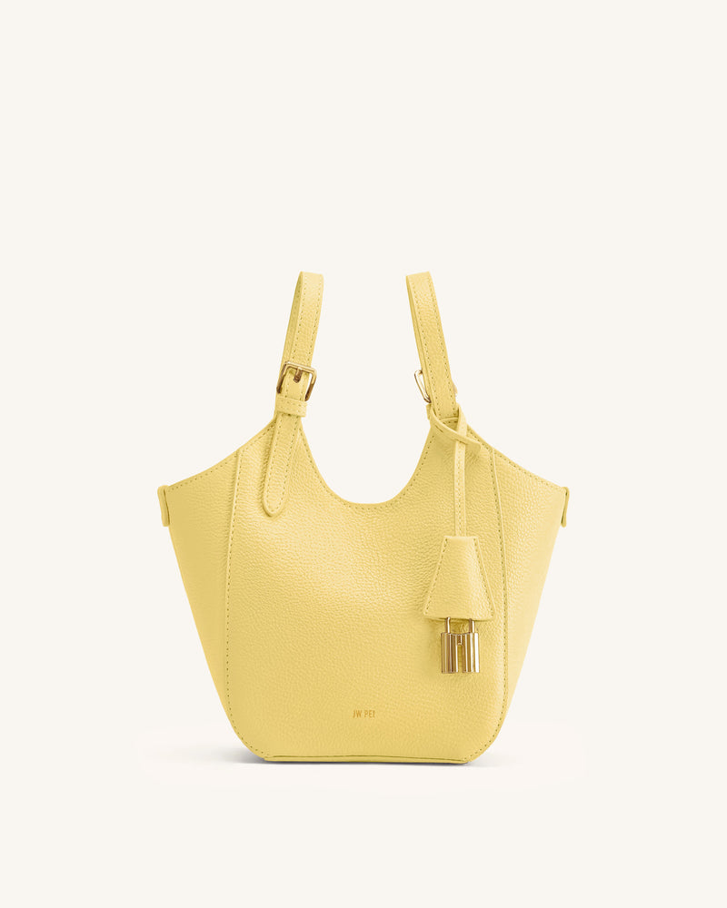 Ines Padlock Tote Bag - Yellow