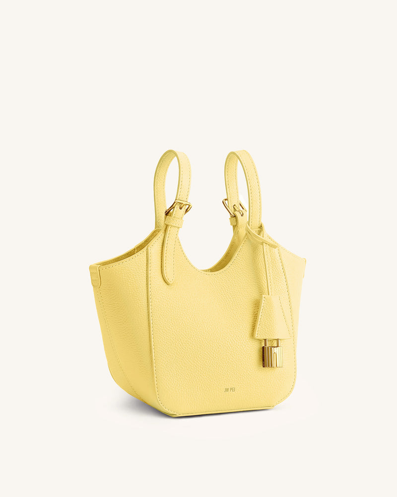Ines Padlock Tote Bag - Yellow