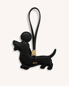 World Cup Dachshund Soccer Jersey Bag Charm - Blue