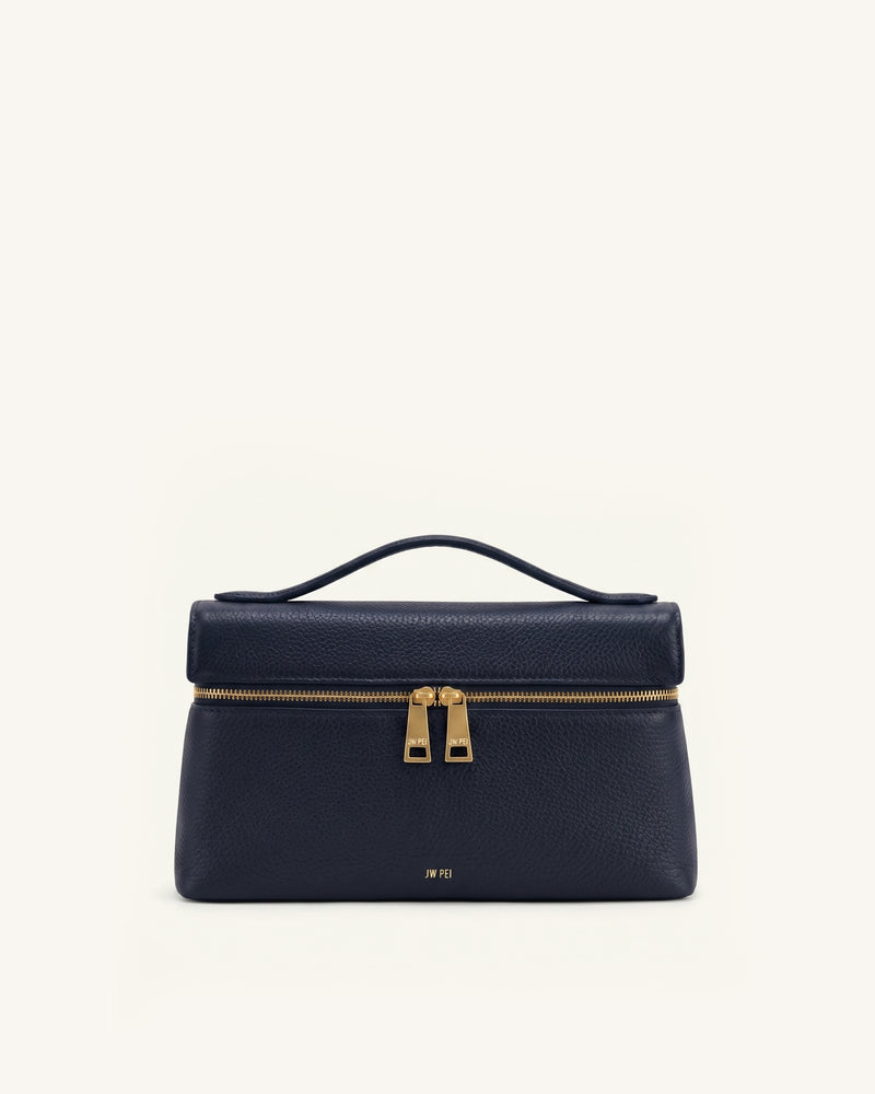 Thea Top Handle Bag - Navy Blue
