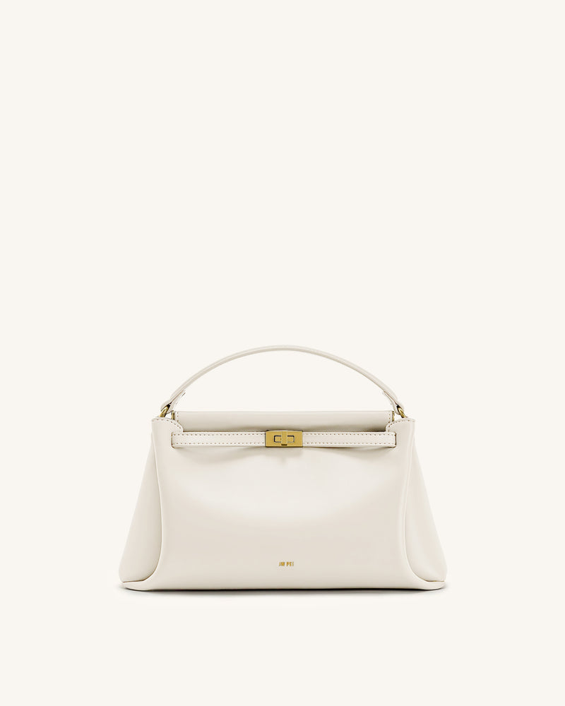 Carmen Top Handle Bag - White