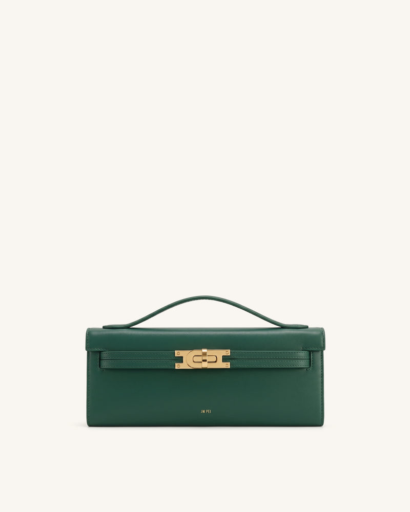 Bria Structured Top Handle Bag - Army Green