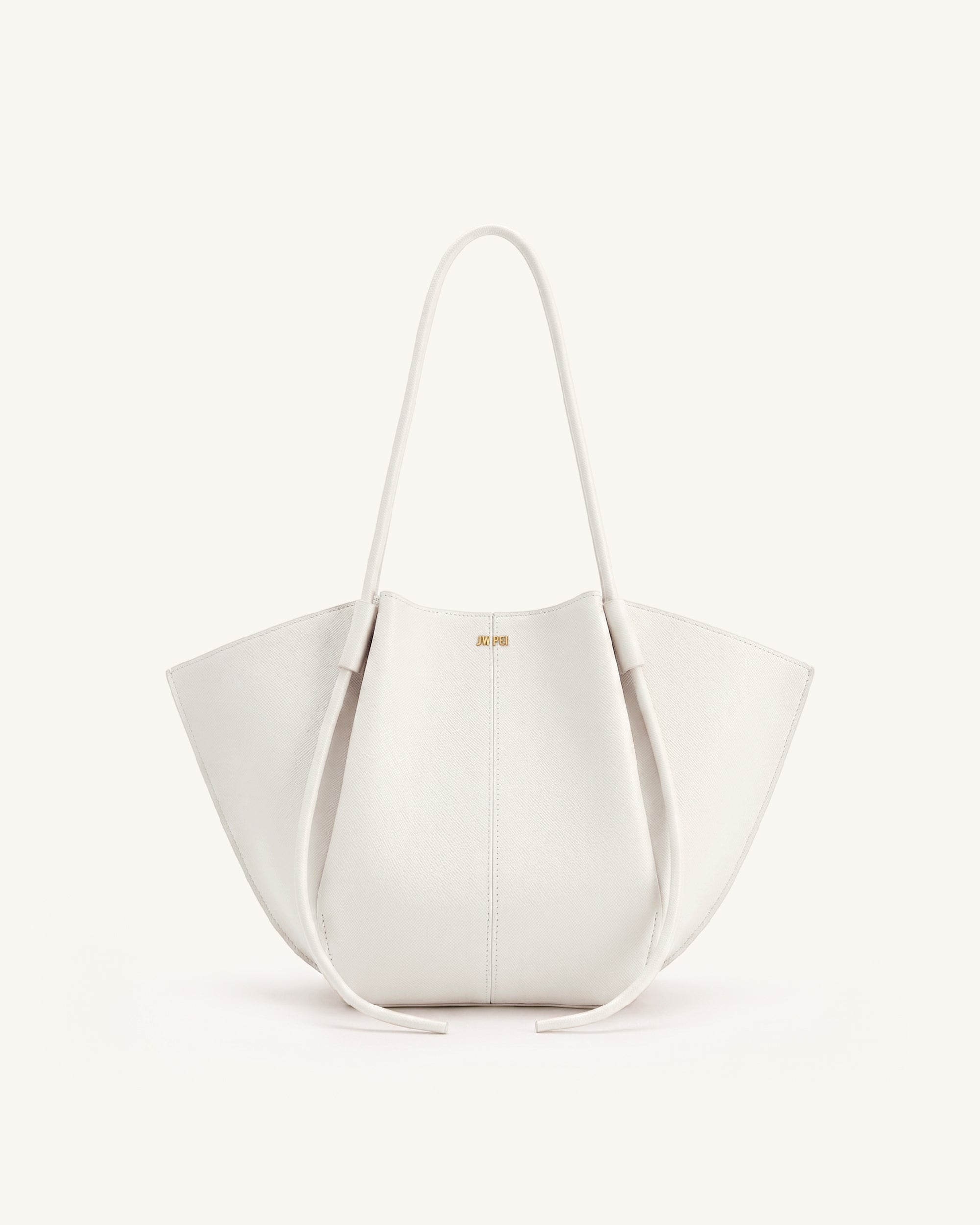 Nala Wide Tote Bag - Oat White