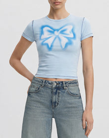 The Darling Sugar Rush T-shirt - Airbrush Blue