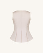 Structured Seam Round - Beige