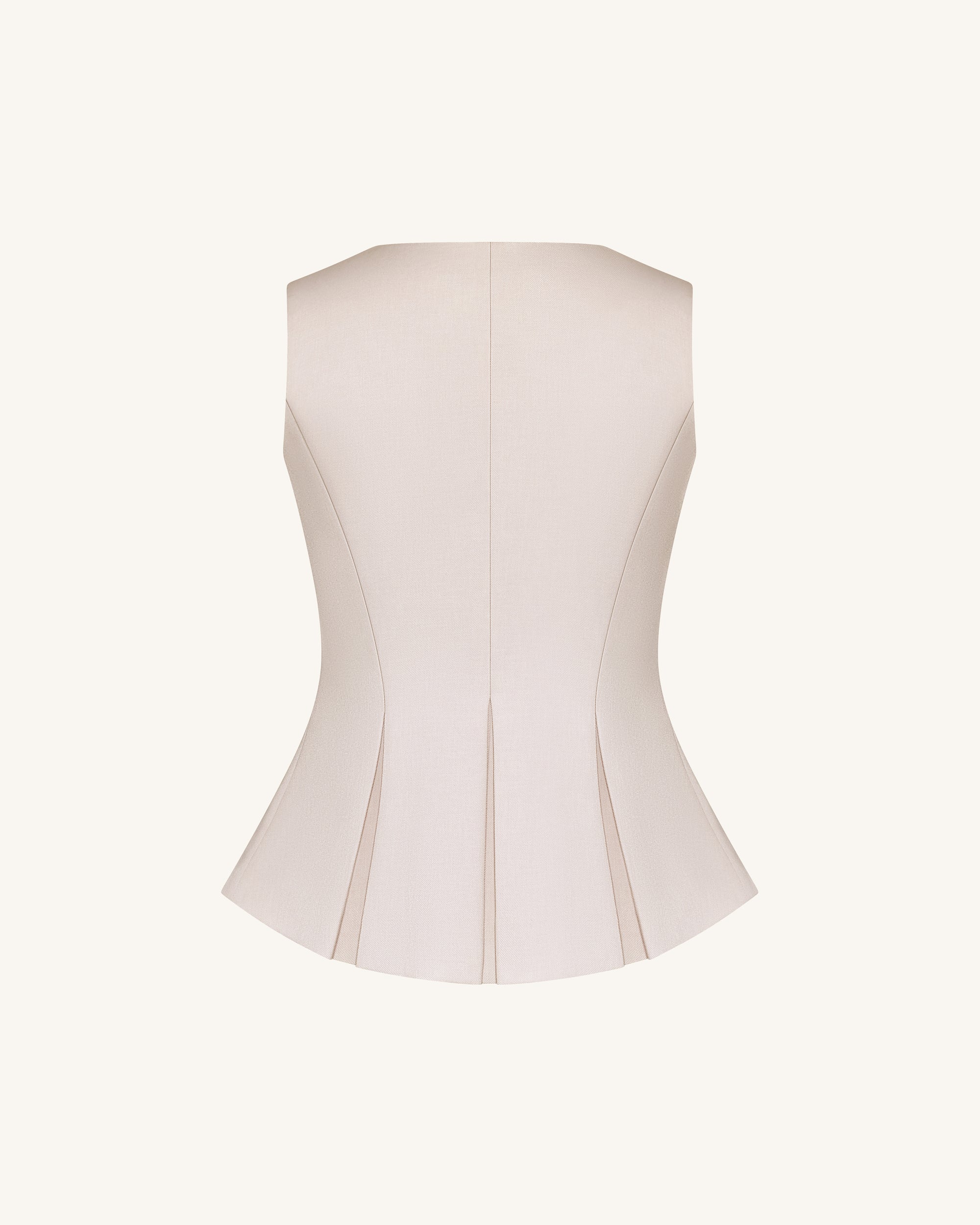 Structured Seam Round - Beige
