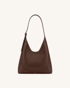 Willow Soft Hobo Shoulder Bag - Dark Brown