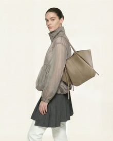 Nala Wide Tote Bag - Taupe