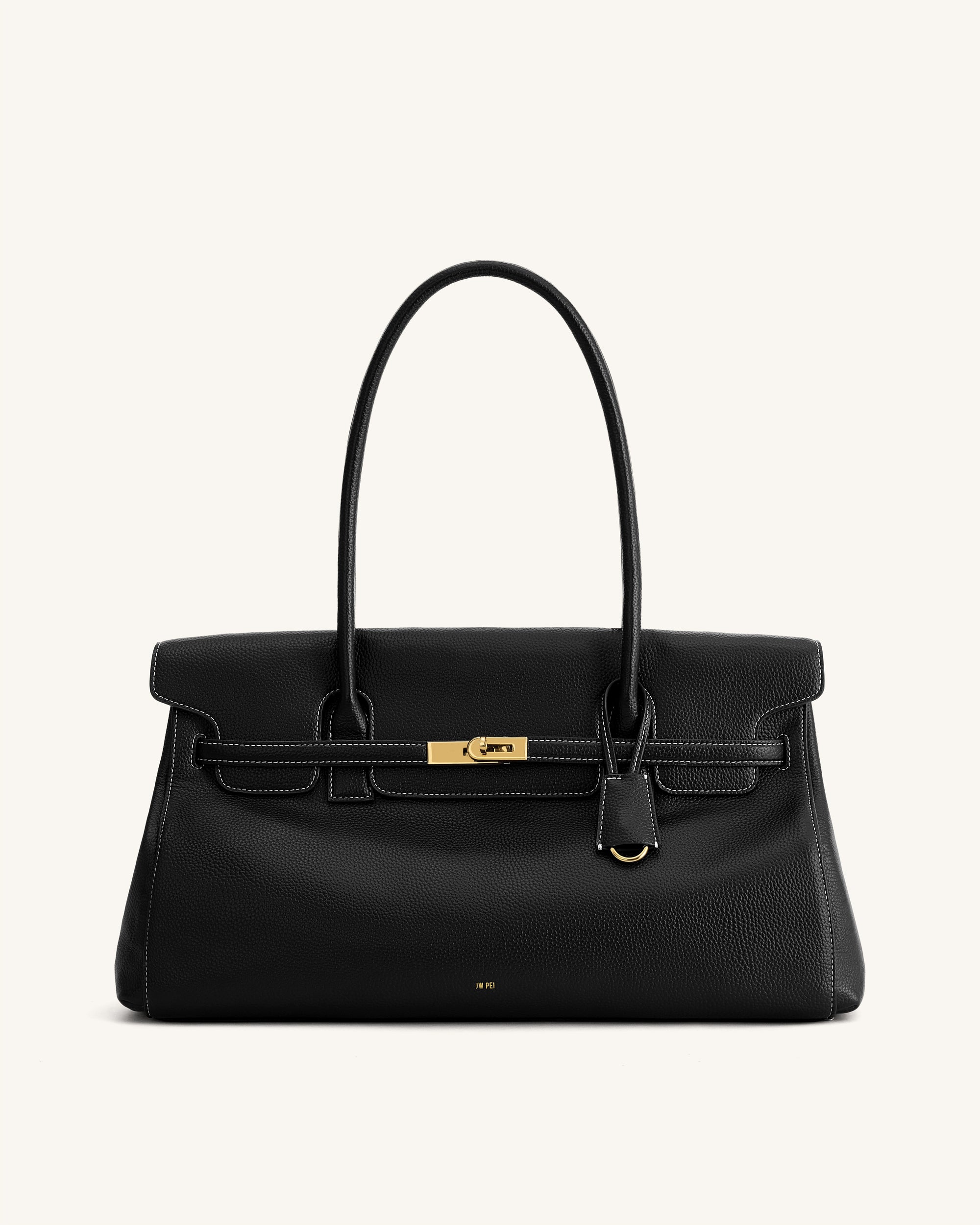 Yara Large Shoulder Bag - Black