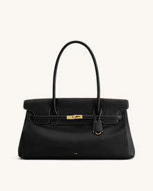 Yara Large Shoulder Bag - Black