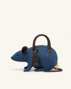 Mia Mouse Top Handle Bag - Blue Denim