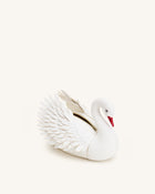 Alani Swan Shaped Crossbody Bag - White