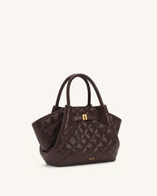 Hana Mini Tote Bag - Dark Chocolate Brown