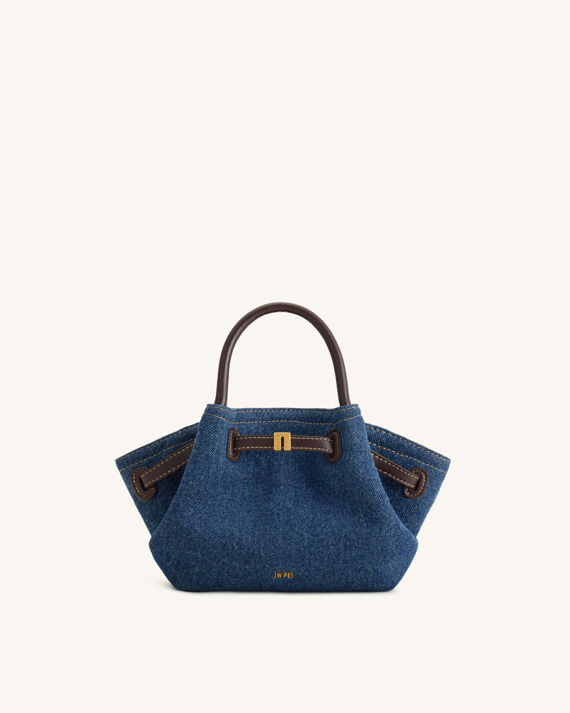 Hana Mini Tote Bag - Blue Denim