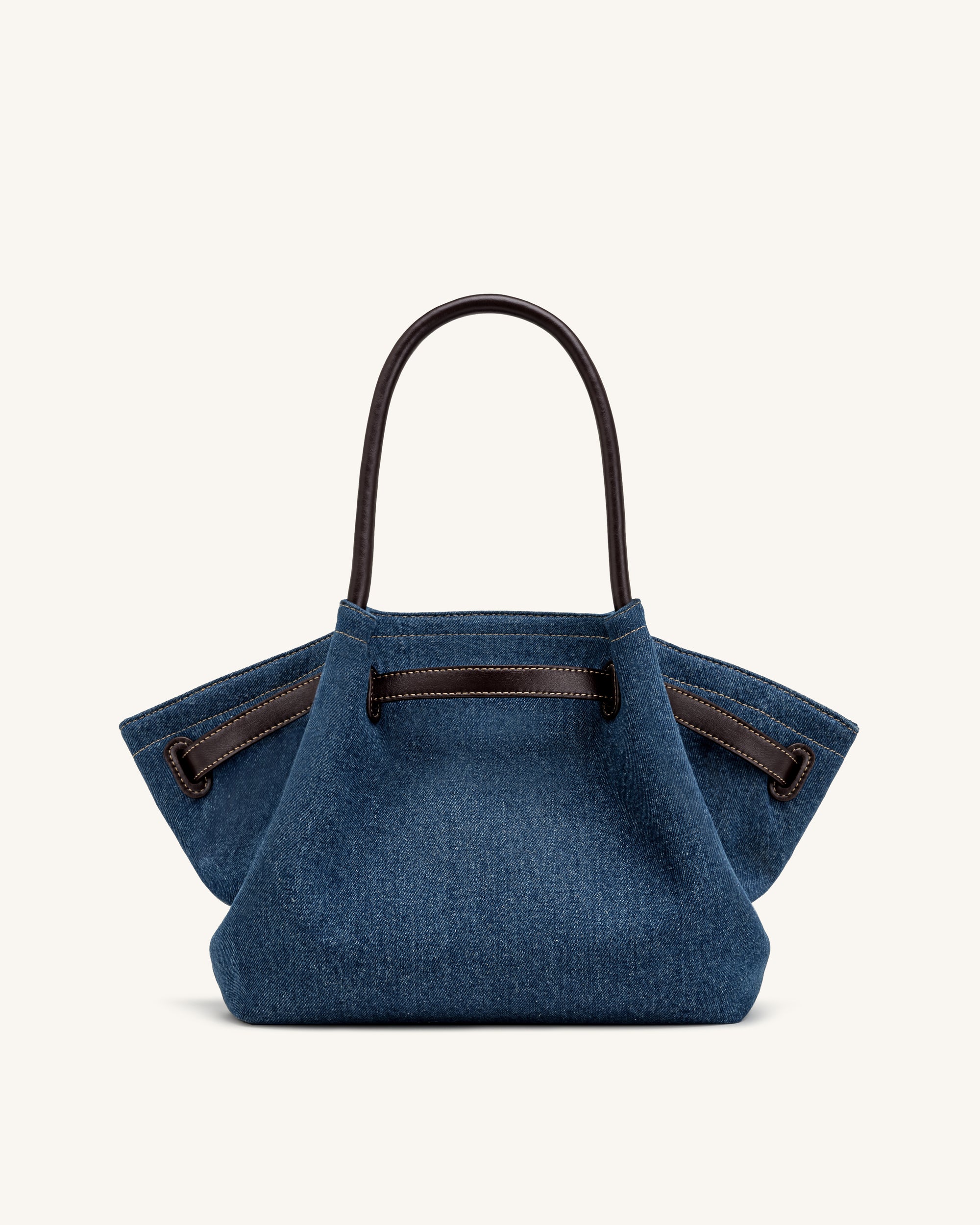 Hana Medium Denim Tote Bag - Blue Denim