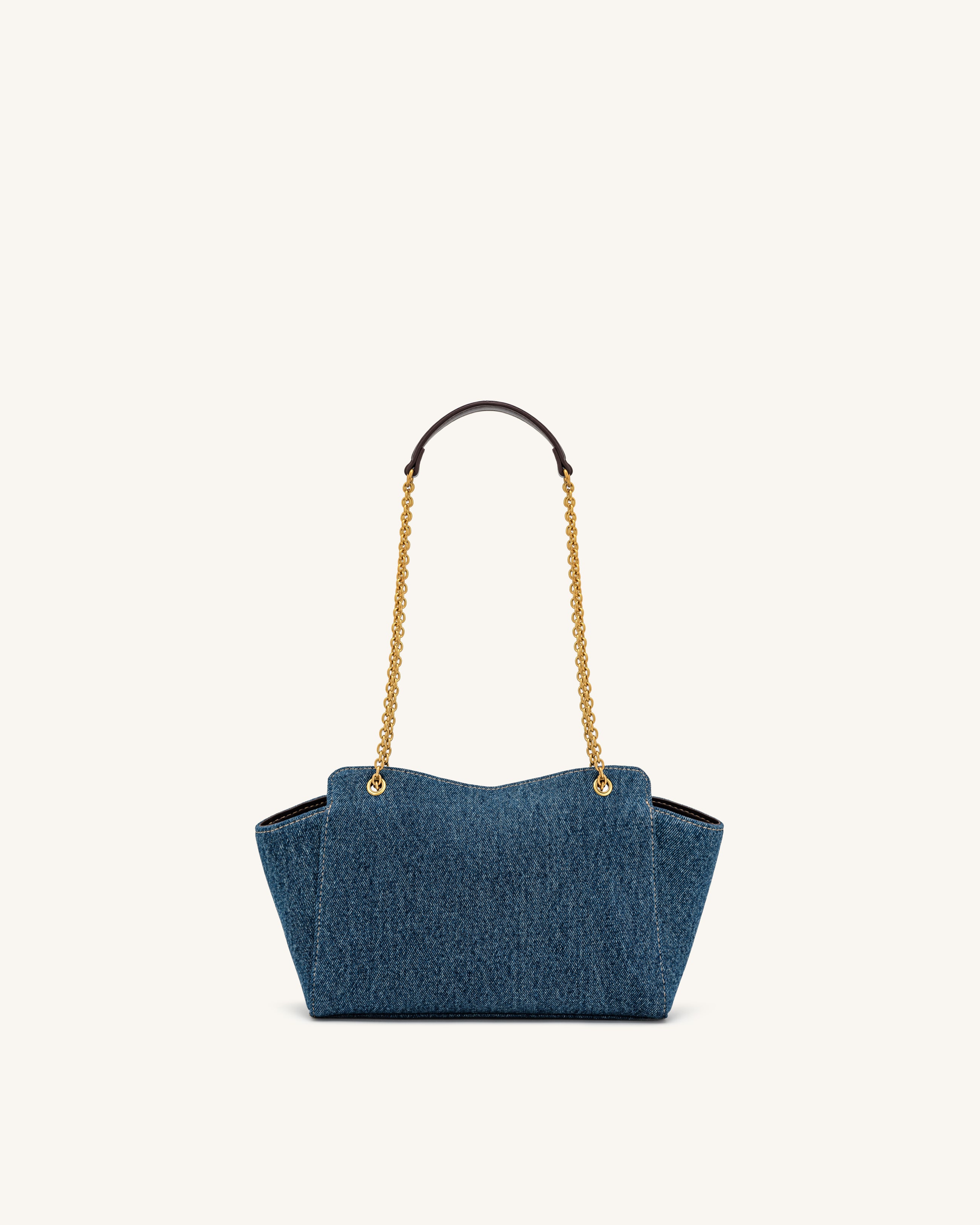 Lucia Envelope Chain Shoulder Bag - Blue Denim