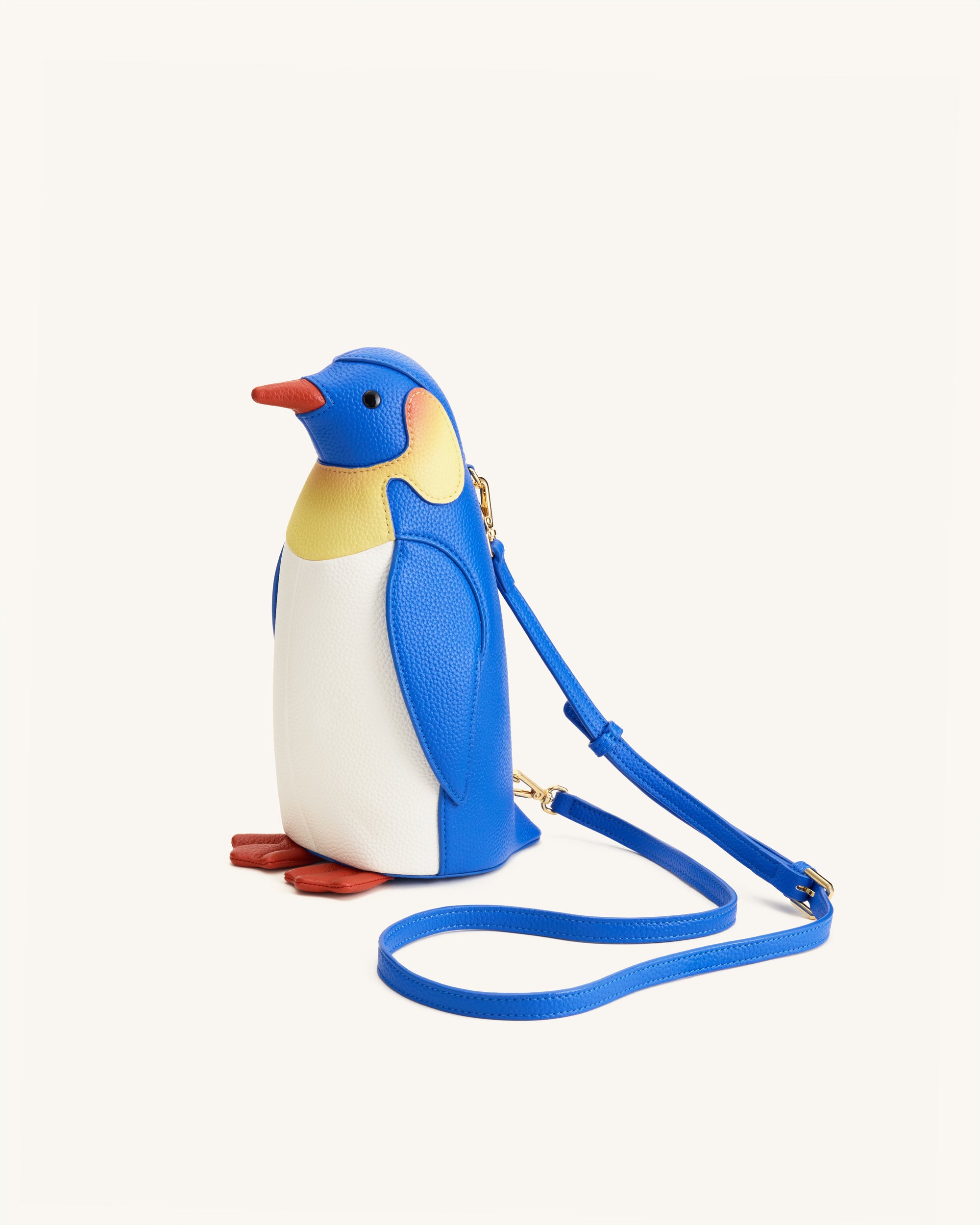 Pia Penguin Crossbody Bag - Blue