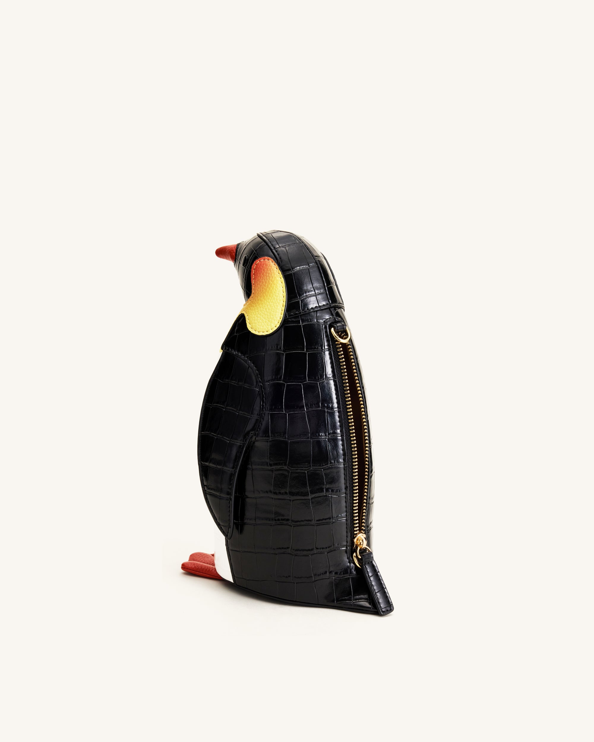 Pia Penguin Crossbody Bag - Black/White