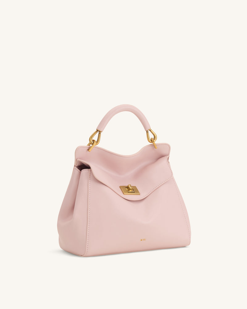 Lucia Classic Top Handle Bag - Pink
