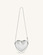 Arlene Heart Shaped Bag - Sliver