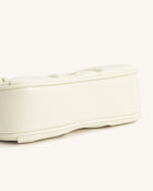 Gabbi Ruched Hobo Handbag - White