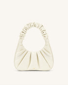Gabbi Ruched Hobo Handbag - White