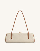 Nova Shoulder Bag - Brown Canvas