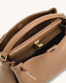 Carmen Top Handle Bag - Brown