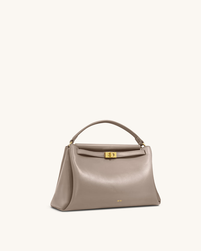 Carmen Top Handle Bag - Apricot