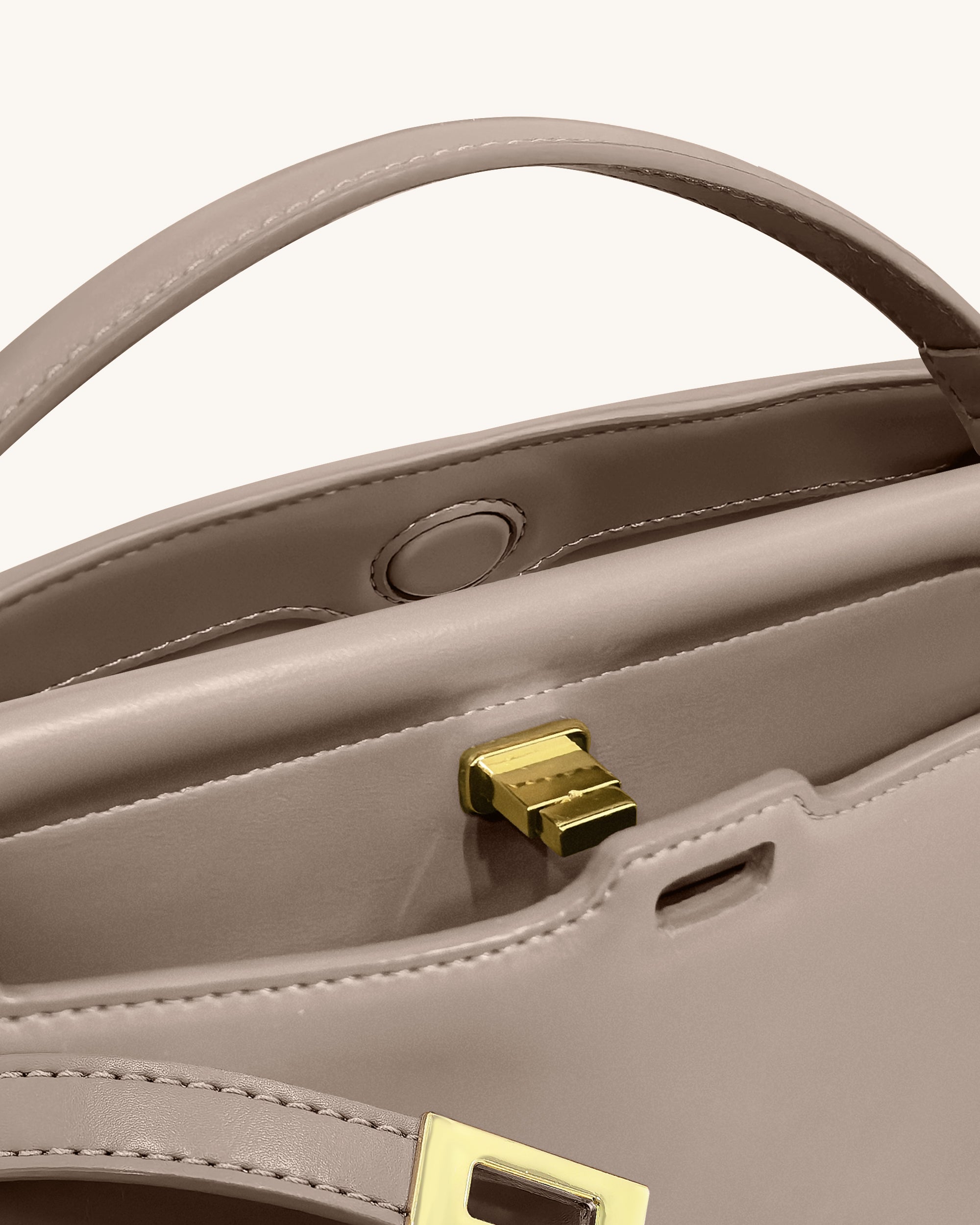 Carmen Top Handle Bag - Apricot