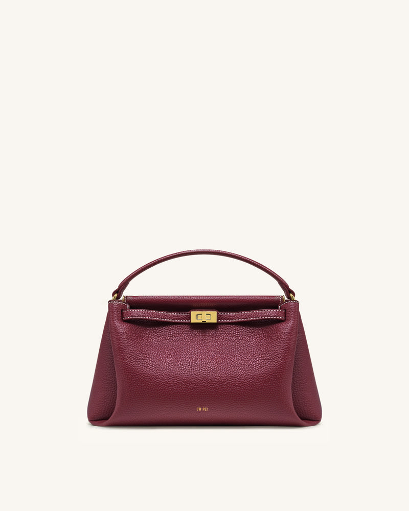 Carmen Top Handle Bag - Burgundy