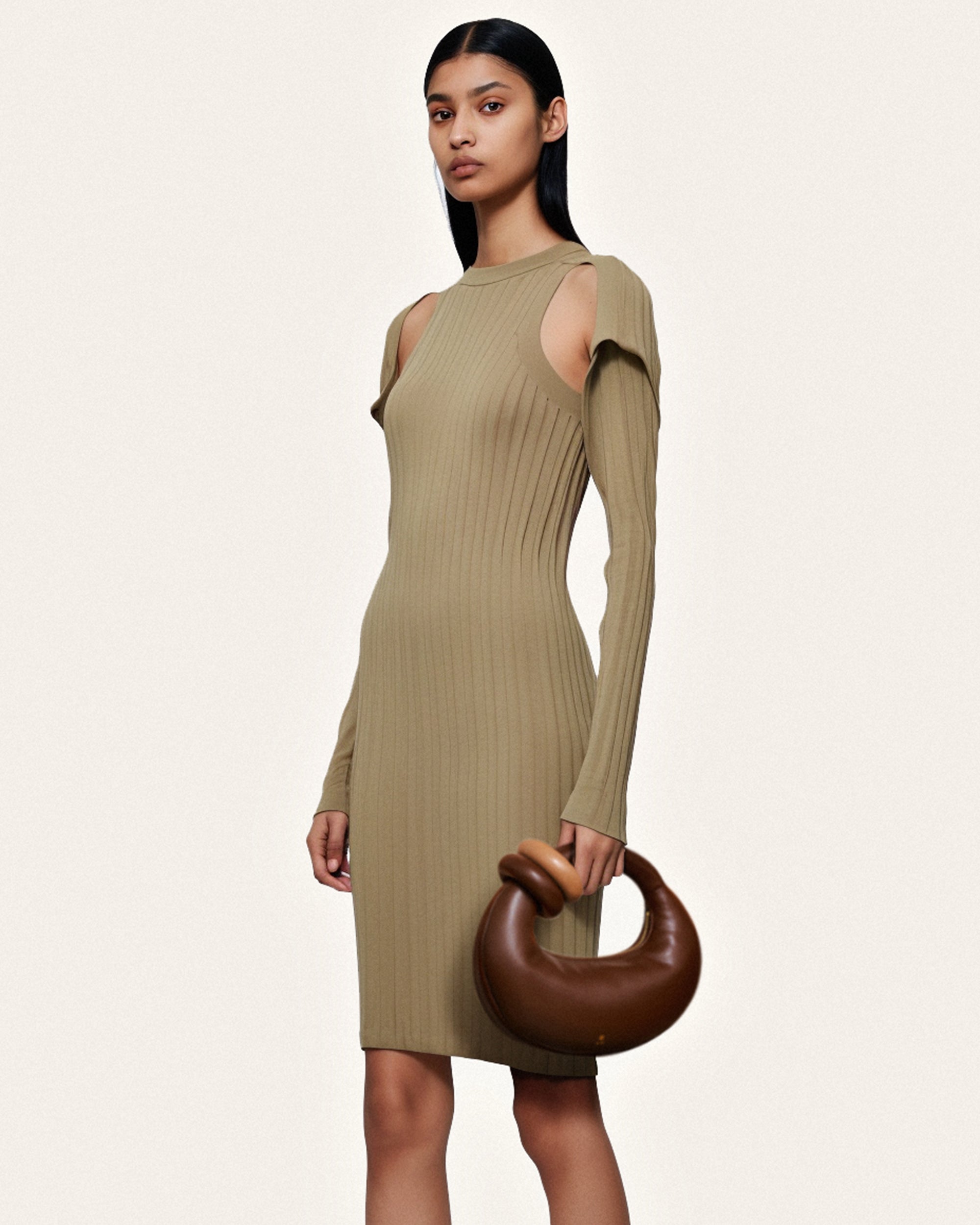 Abacus Top Handle Bag - Umber