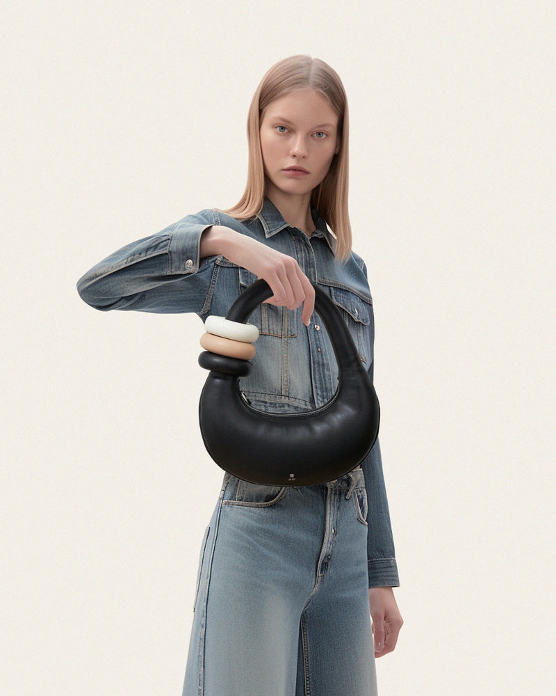 Abacus Shoulder Bag - Black