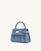 Elise Top Handle Bag - Blue