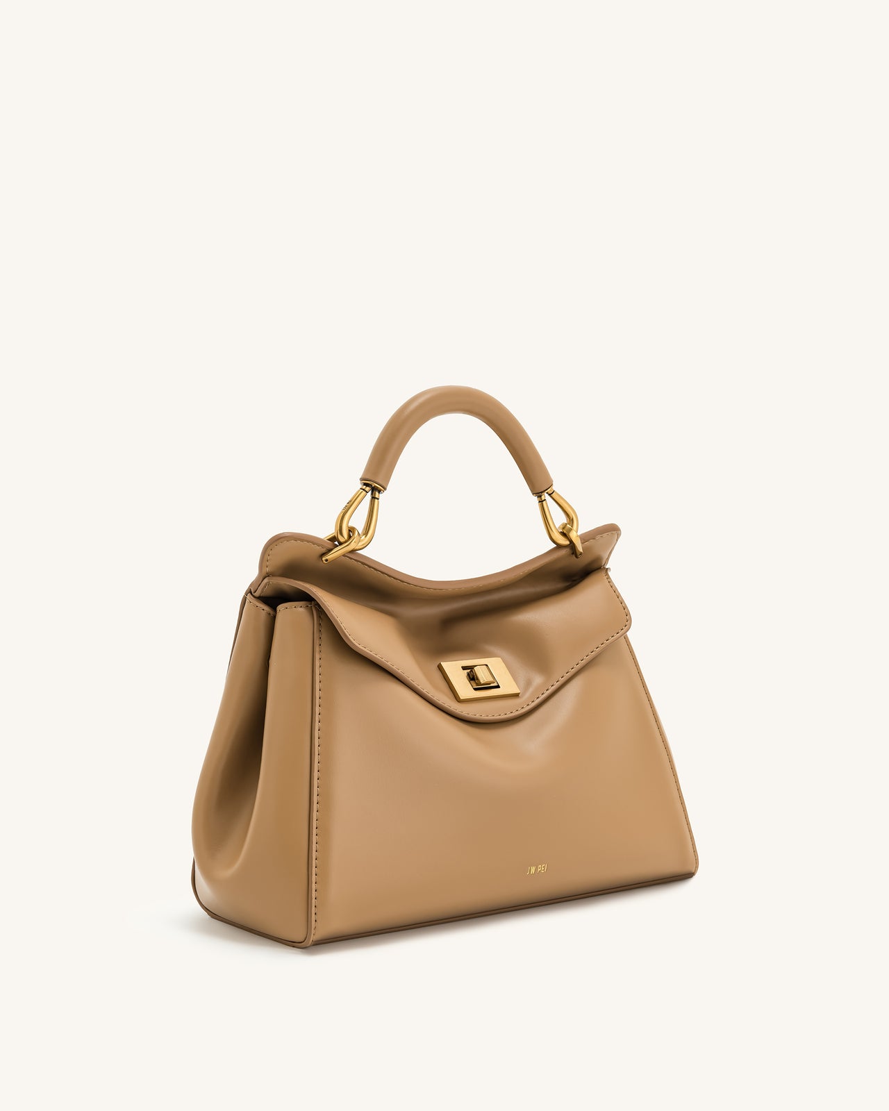 Lucia Classic Top Handbag - Brown