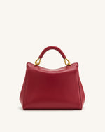 Lucia Classic Top Handbag - Claret