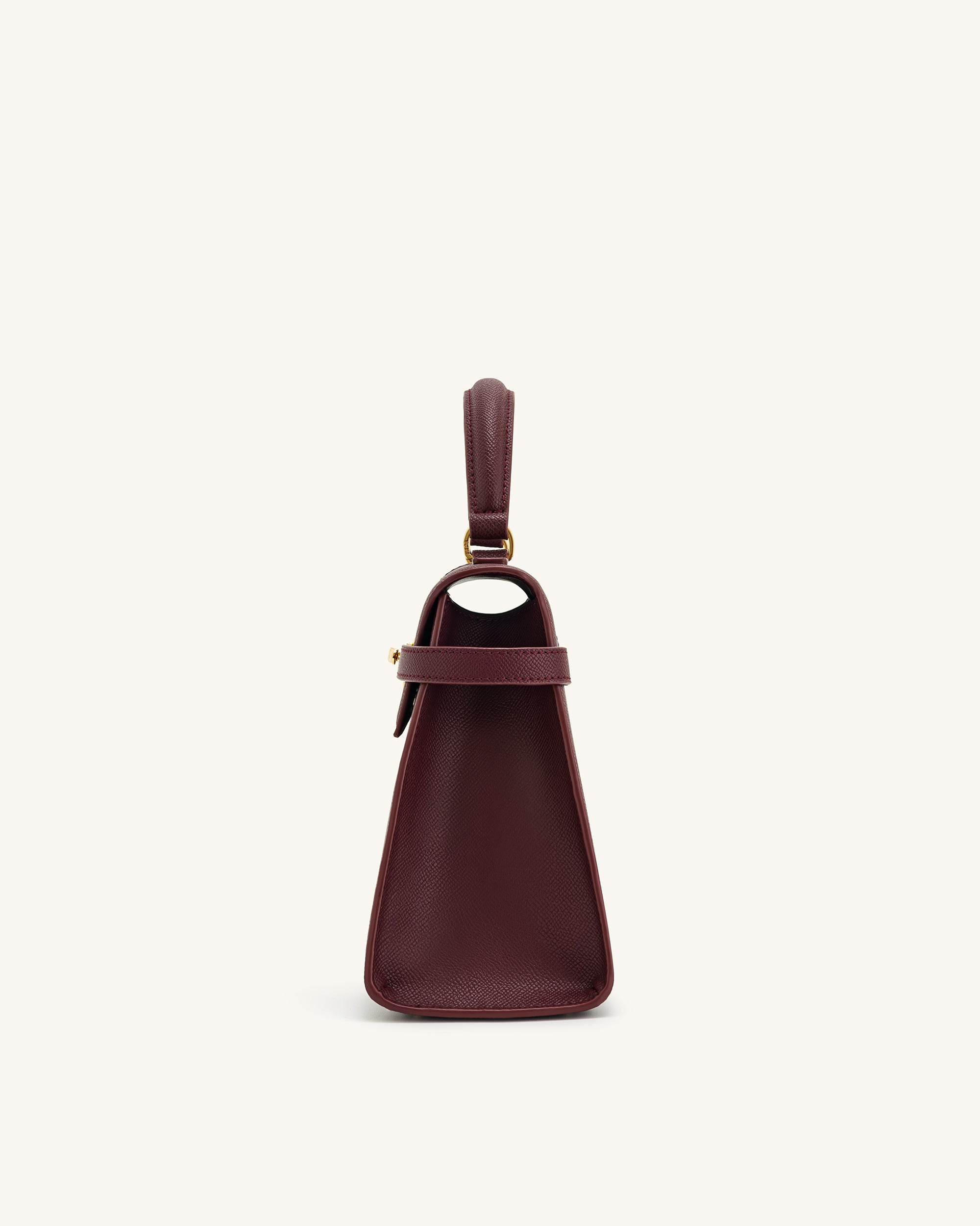 Elise Large Top Handle Bag - Claret - JW PEI