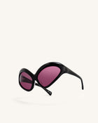 Quorra Cateye Sunglasses - Black