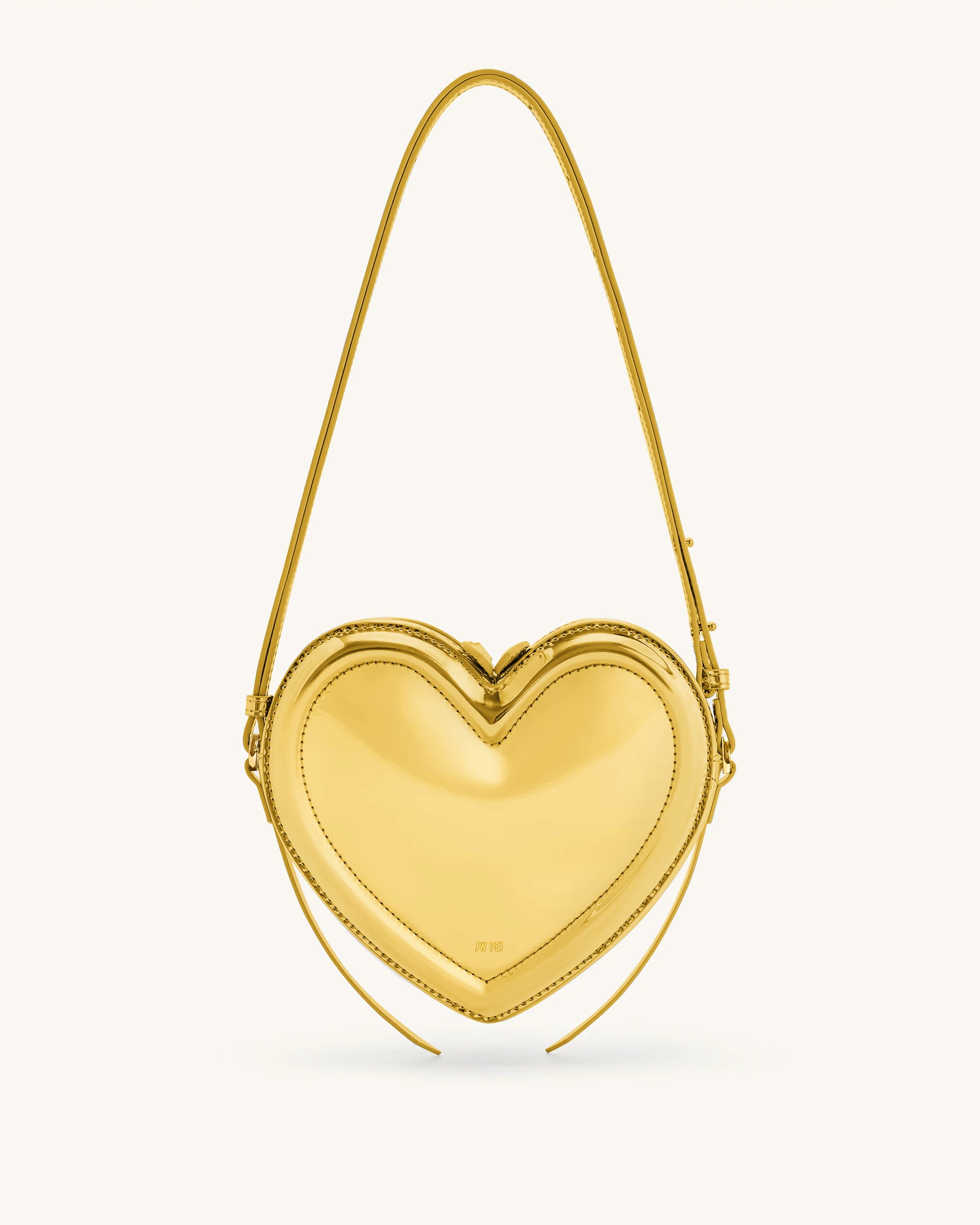 Arlene Heart Shaped Bag - Gold